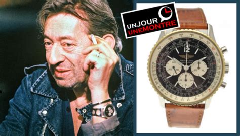 Dimanche – Serge Gainsbourg et sa Breitling Navitimer 81600